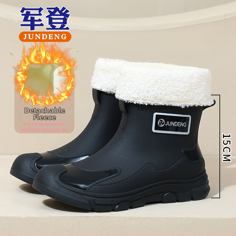 Lietus zābaki universāli, PVC augšdaļa, plastmasas zole, ūdensizturīgi, visām sezonām