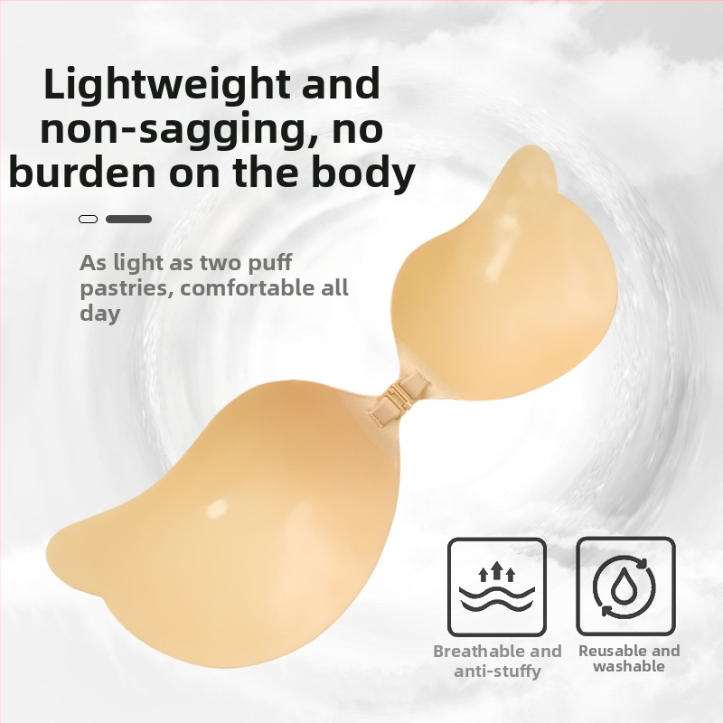 Silikoniniai krūties pleistrai, mangos drugelio forma, surenka, nematomi, kvėpuojantys