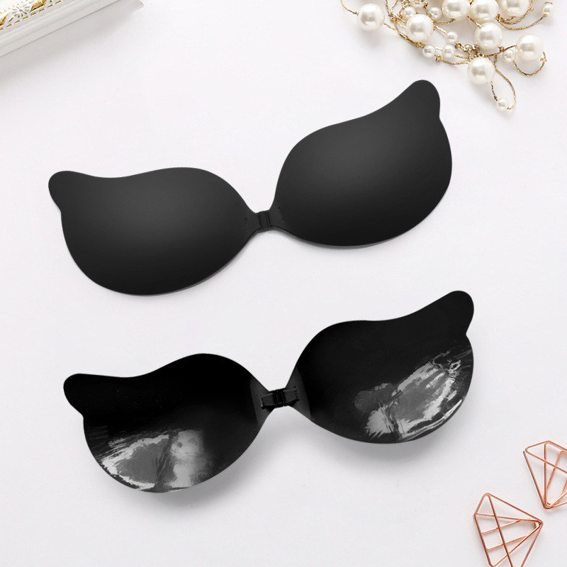 Silikoniniai krūties pleistrai, mangos drugelio forma, surenka, nematomi, kvėpuojantys