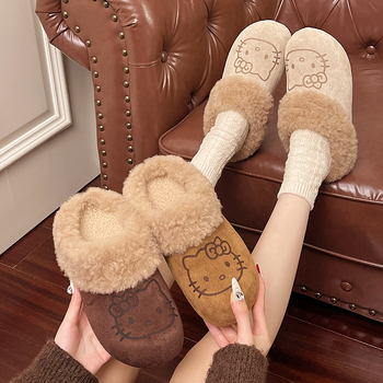 Γυναικείες παντόφλες σε στυλ Birkenstock, ζεστές με γούνινη επένδυση και παχιά σόλα, επάνω μέρος από συνθετικό δέρμα, σόλα από TPR, κυκλοφορούν την άνοιξη του 2025