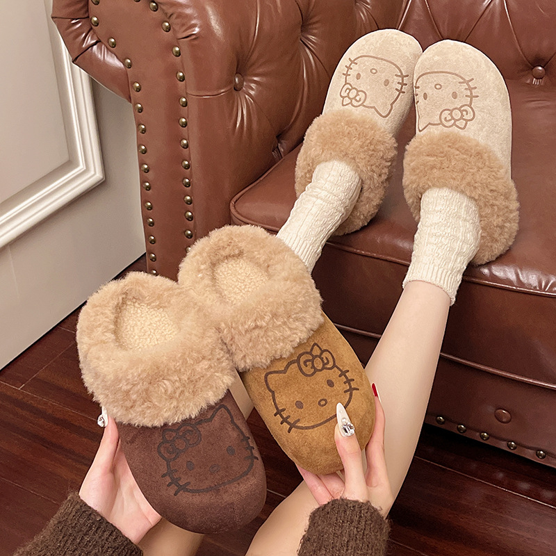 Γυναικείες παντόφλες σε στυλ Birkenstock, ζεστές με γούνινη επένδυση και παχιά σόλα, επάνω μέρος από συνθετικό δέρμα, σόλα από TPR, κυκλοφορούν την άνοιξη του 2025