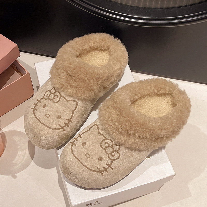 Γυναικείες παντόφλες σε στυλ Birkenstock, ζεστές με γούνινη επένδυση και παχιά σόλα, επάνω μέρος από συνθετικό δέρμα, σόλα από TPR, κυκλοφορούν την άνοιξη του 2025