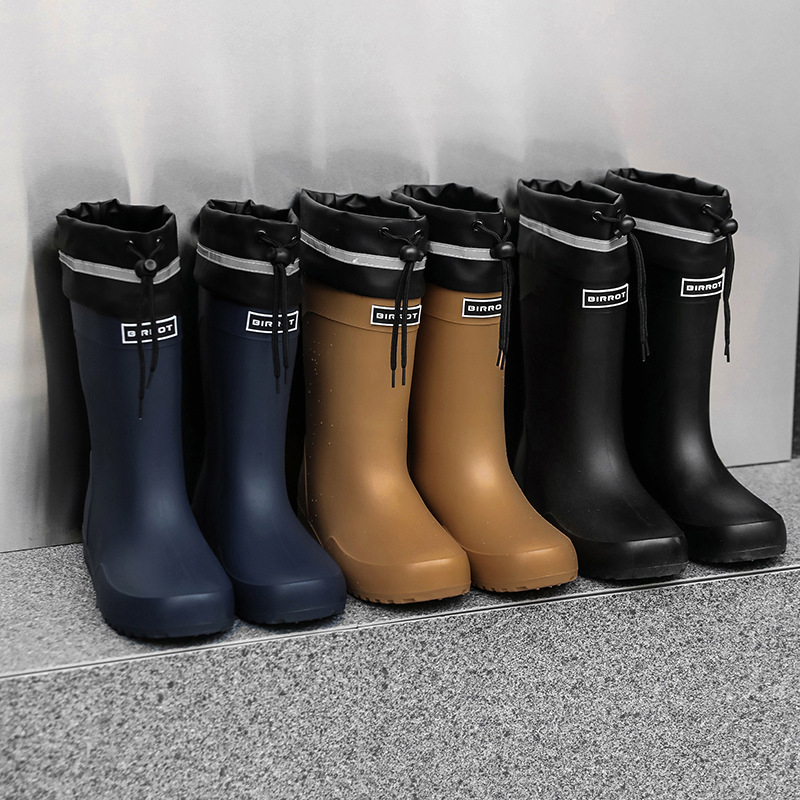Мъжки дъждовни ботуши, BIRROT, PVC горна част, подплата от флис, EVA стелка