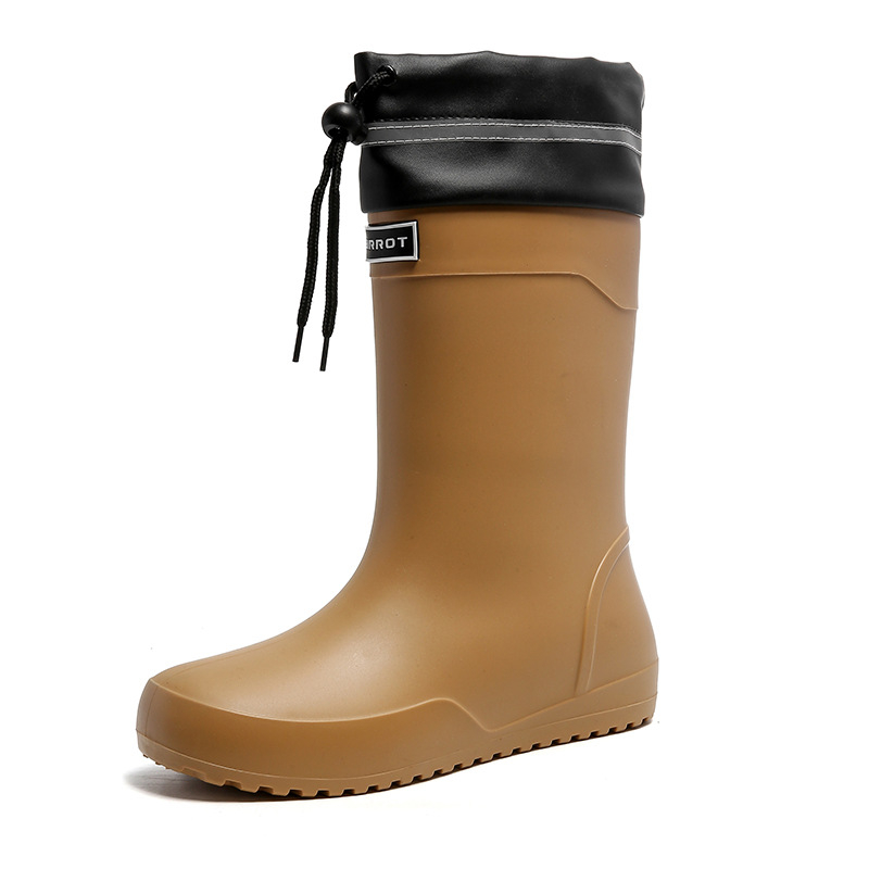 Мъжки дъждовни ботуши, BIRROT, PVC горна част, подплата от флис, EVA стелка