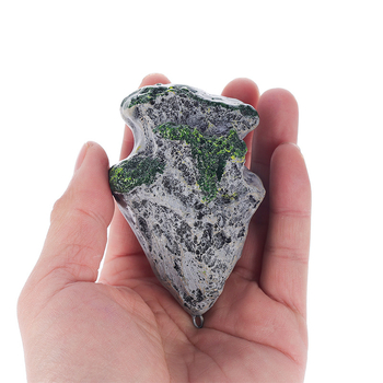 Smoleni plutajući kamen za akvarij – dekorativni kamen za pejzažni dizajn akvarija; težina oko 40 g; 1 kom; Brend Levana.