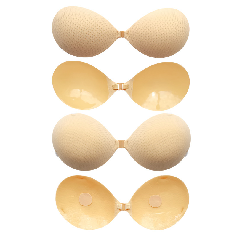 Silikoninis krūties pleistras vestuvinei suknelei — specialiai mažoms krūtims, pakelia, neslidus, 5 cm storis, nematomas po drabužiais