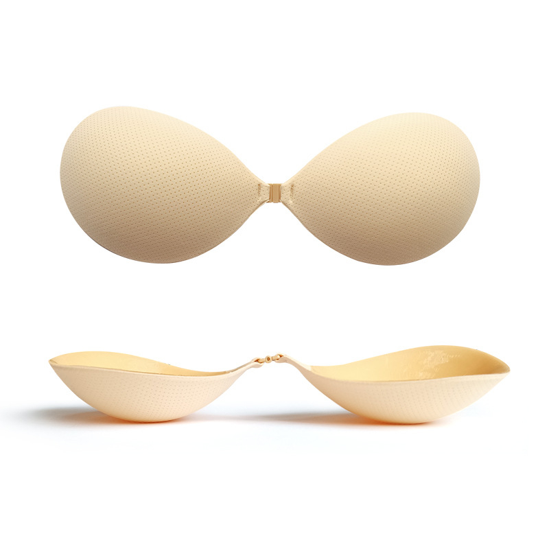 Silikoninis krūties pleistras vestuvinei suknelei — specialiai mažoms krūtims, pakelia, neslidus, 5 cm storis, nematomas po drabužiais