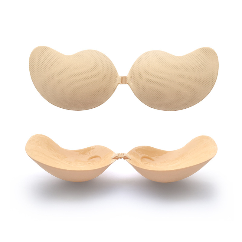 Silikoninis krūties pleistras vestuvinei suknelei — specialiai mažoms krūtims, pakelia, neslidus, 5 cm storis, nematomas po drabužiais
