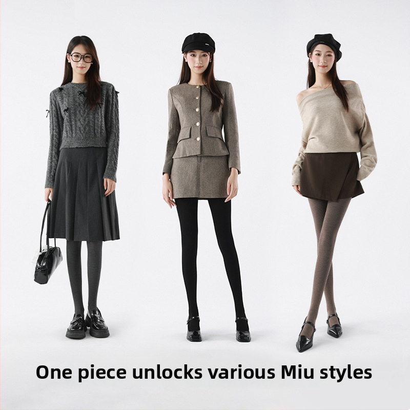 Dámske pančuchy na báze vrstvy s fleecovou výstelkou, viskóza, hrubé, zdvíhanie zadku, tvarovanie siluety, jednofarebné