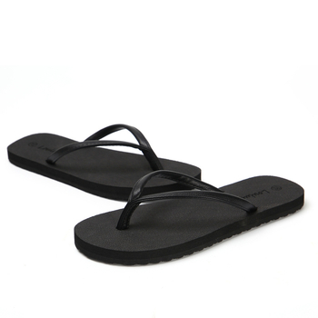 Flip-flopovi za plažu — PU gornji dio, gumeni đon, zatvaranje klipom, ravna peta, ležerni stil