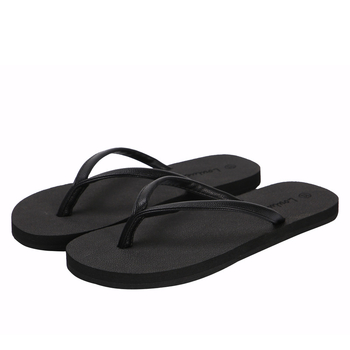 Flip-flopovi za plažu — PU gornji dio, gumeni đon, zatvaranje klipom, ravna peta, ležerni stil