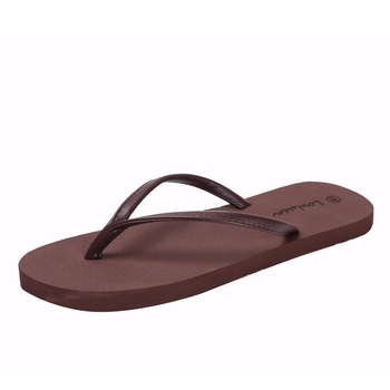 Flip-flopovi za plažu — PU gornji dio, gumeni đon, zatvaranje klipom, ravna peta, ležerni stil