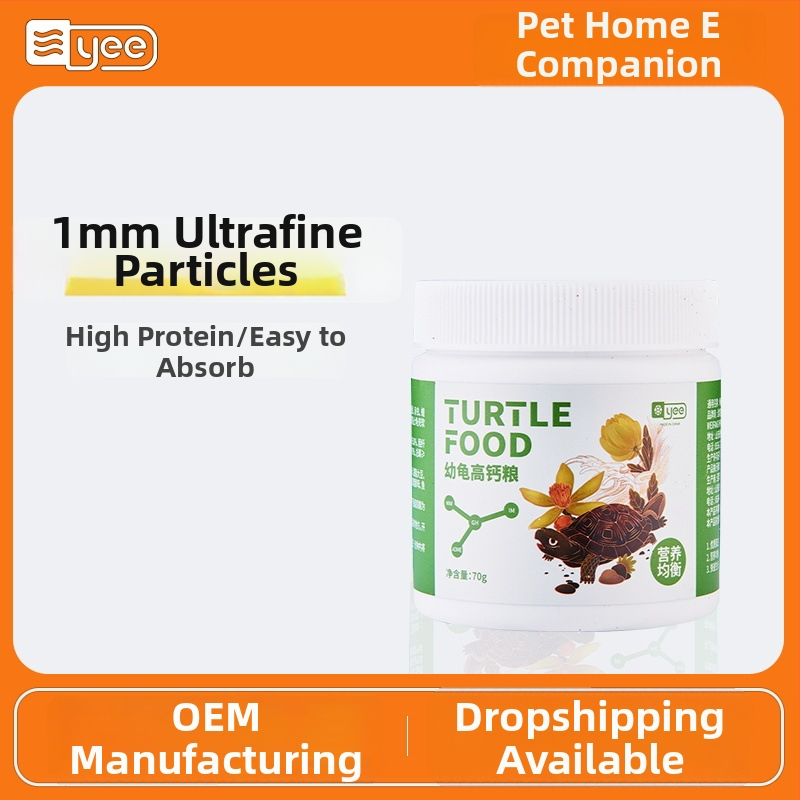 YEE jauniems vandens vėžliams – granulės, vandens naminių gyvūnėlių maistas