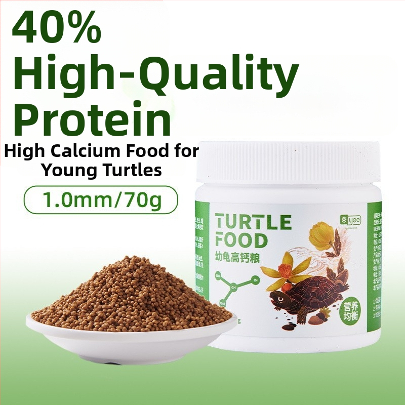 YEE jauniems vandens vėžliams – granulės, vandens naminių gyvūnėlių maistas