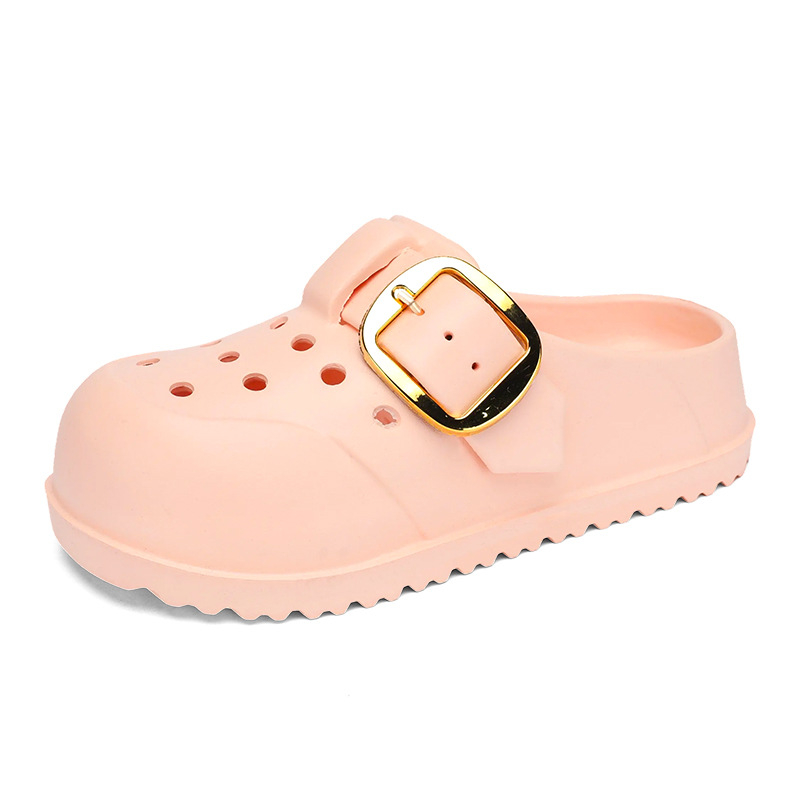 Sieviešu Crocs stilā sandales: EVA augšdaļa un zole, bieza zole, pretslīdēšana, ikdienas pludmales apavi