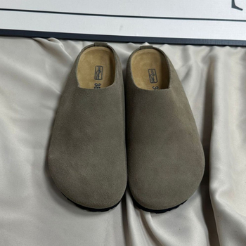 Baotou ādas slip-on kurpes, EVA zole, vienkāršs aizvērums ar vienu klikšķi, iekšējais Cortex, plakana zole