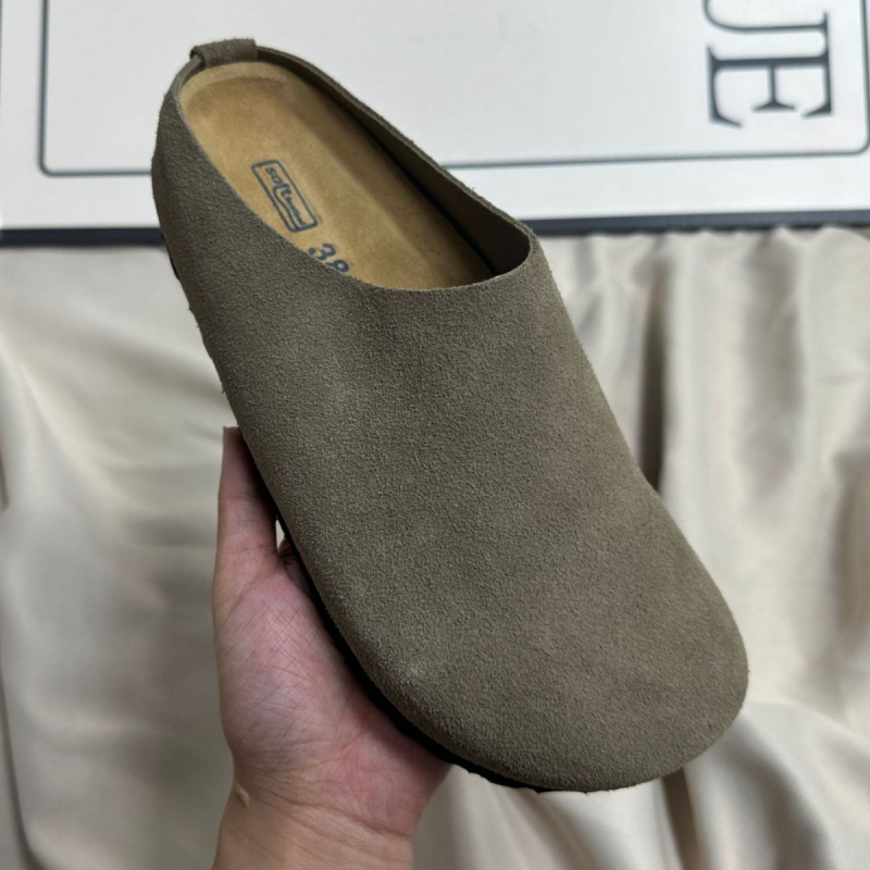 Baotou ādas slip-on kurpes, EVA zole, vienkāršs aizvērums ar vienu klikšķi, iekšējais Cortex, plakana zole