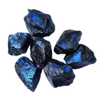 Kristāla rauga difūzijas akmens ar mēness akmeni un Labradorītu akvārijam un puķu poda dekorēšanai (Kristāla rauga; Mēness akmens; Labradorīts)