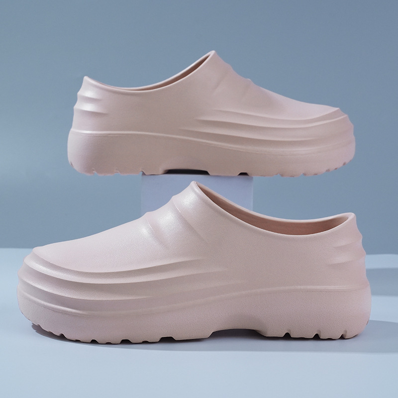 Beihan Unisex Παπούτσια Σεφ - Αδιάβροχα Slip-On Παπούτσια Κουζίνας, EVA Κορυφή, Αντιολισθητική Σόλα, Σόλα Κατασκευασμένη Με Έγχυση