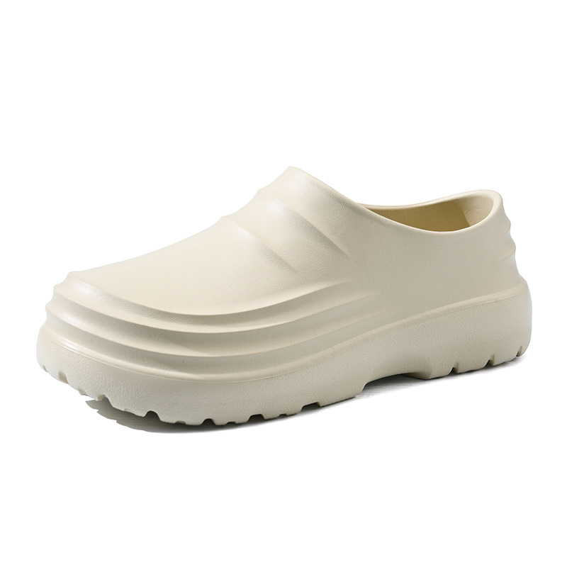 Beihan Unisex Παπούτσια Σεφ - Αδιάβροχα Slip-On Παπούτσια Κουζίνας, EVA Κορυφή, Αντιολισθητική Σόλα, Σόλα Κατασκευασμένη Με Έγχυση