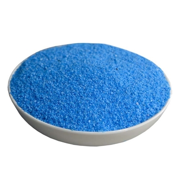 Dekoratívny piesok pre mikro krajinky (morská modrá), kameňová základňa, 500 g, na dekoráciu