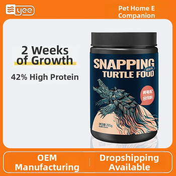 yee Kilpkonnade graanulite toit – kõrge proteiinisisaldusega ja kaltsiumilisandiga, akvariumikilpkonnadele, 0,3 kg, 20 tk