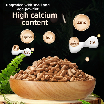 yee Kilpkonnade graanulite toit – kõrge proteiinisisaldusega ja kaltsiumilisandiga, akvariumikilpkonnadele, 0,3 kg, 20 tk