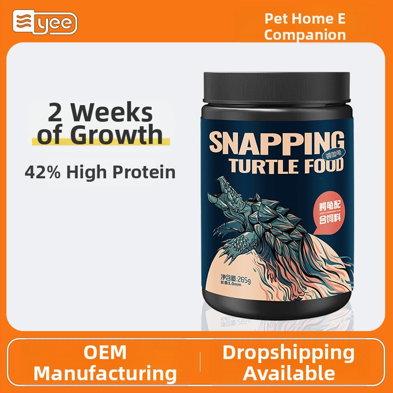 yee Kilpkonnade graanulite toit – kõrge proteiinisisaldusega ja kaltsiumilisandiga, akvariumikilpkonnadele, 0,3 kg, 20 tk