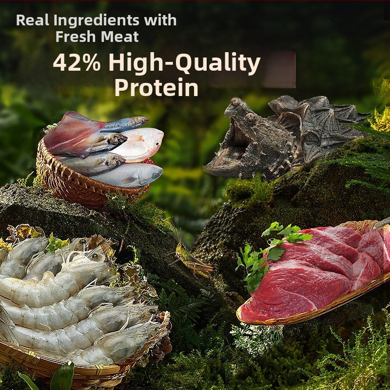 yee Vėžlių granulės – aukšto baltymo ir kalcio papildas, akvariuminėms vėžlėms, 0,3 kg, pakuotė 20 vnt