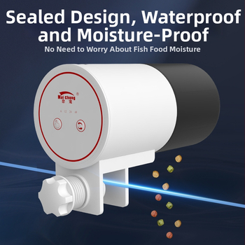 Automatinė akvariumo šėrimo sistema – išmanus reguliuojamas laikmatis, tinkama koi ir aukso žuvims, plastikinis, Naichong