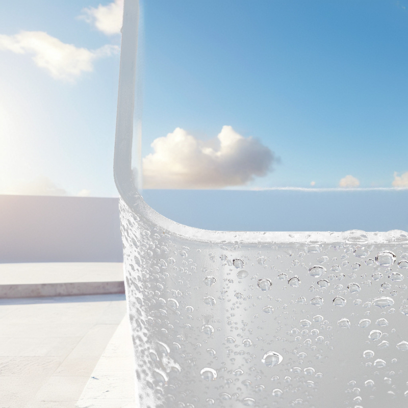 Stalo dydžio akvariumas vėžliukui ir auksinei žuviai - PVC dekoratyvinis akvariumas, pakuotė 10 vnt., 1 kg