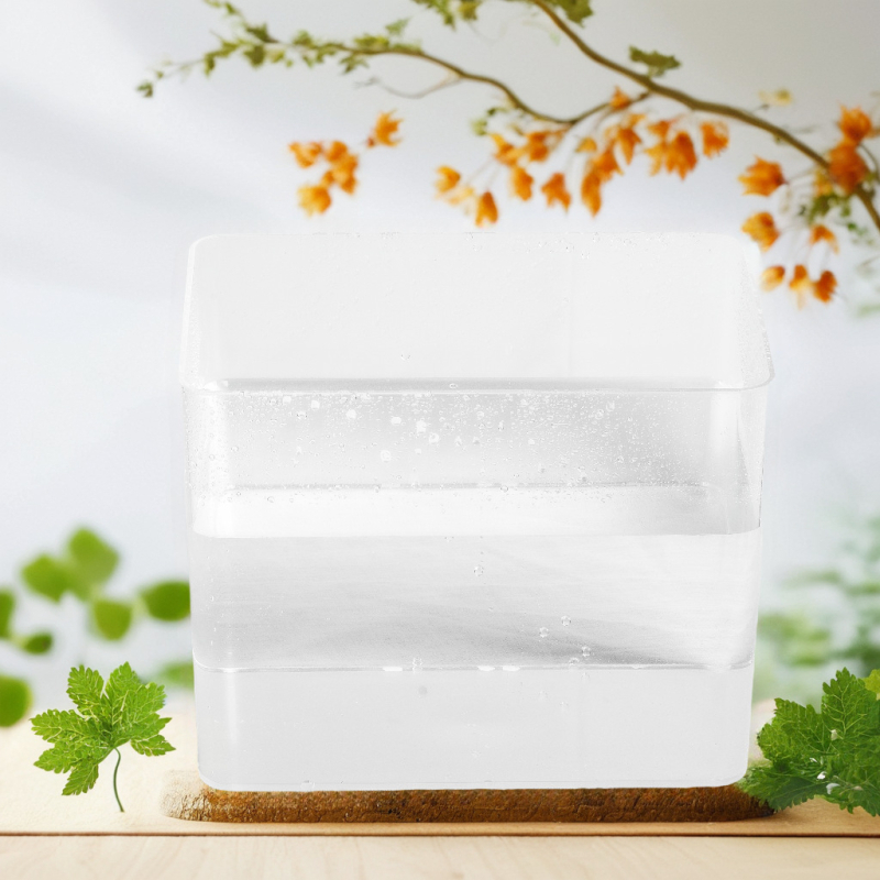 Stalo dydžio akvariumas vėžliukui ir auksinei žuviai - PVC dekoratyvinis akvariumas, pakuotė 10 vnt., 1 kg