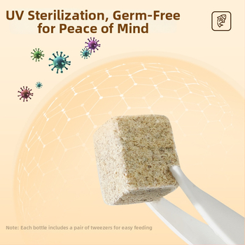 Bessn – Liiofiliseeritud vereussid – granulaarne akvaariumi toid, 350 g, 10 tk