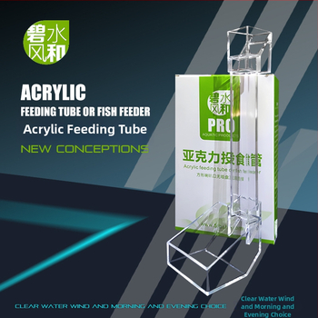 Akrilo akvariumo šėrimo vamzdelis, rankinis maitinimo įrenginys žuvims ir krevetėms, pakuotė 192 vnt.