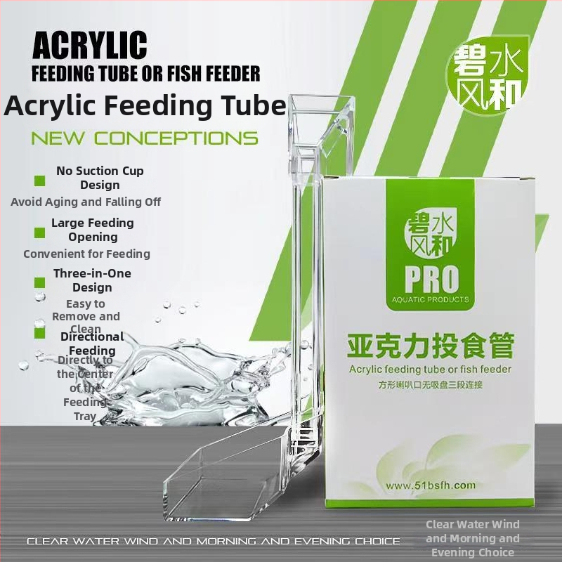 Akrüülakvaariumi toitmistoru, manuaalne toitja kaladele ja krevettidele, pakend 192