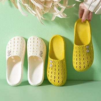 Sieviešu PVC Crocs stila apavi, elpojoši un viegli, plastmasas zole, injekcijas formēta konstrukcija