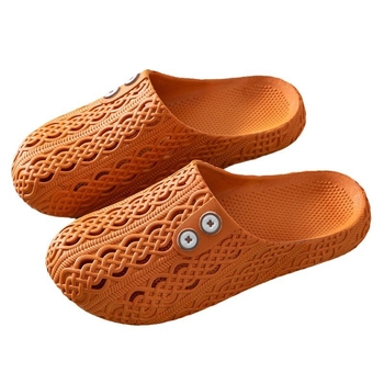 Sieviešu PVC Crocs stila apavi, elpojoši un viegli, plastmasas zole, injekcijas formēta konstrukcija