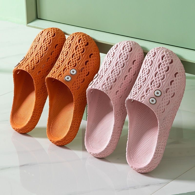 Sieviešu PVC Crocs stila apavi, elpojoši un viegli, plastmasas zole, injekcijas formēta konstrukcija