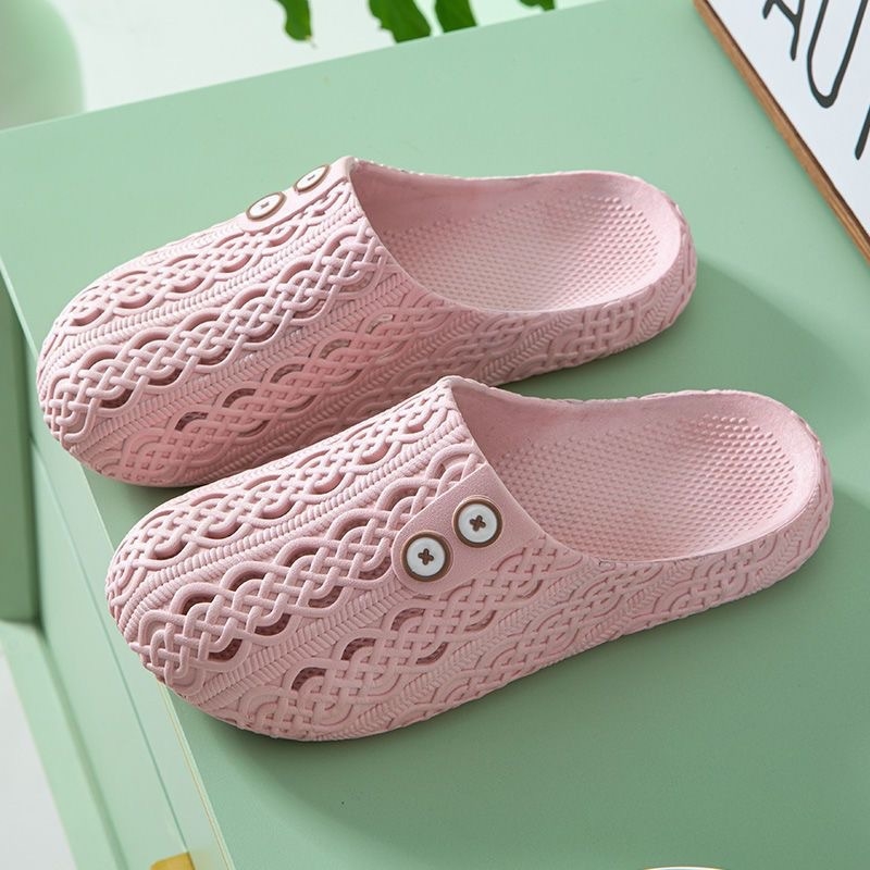 Sieviešu PVC Crocs stila apavi, elpojoši un viegli, plastmasas zole, injekcijas formēta konstrukcija