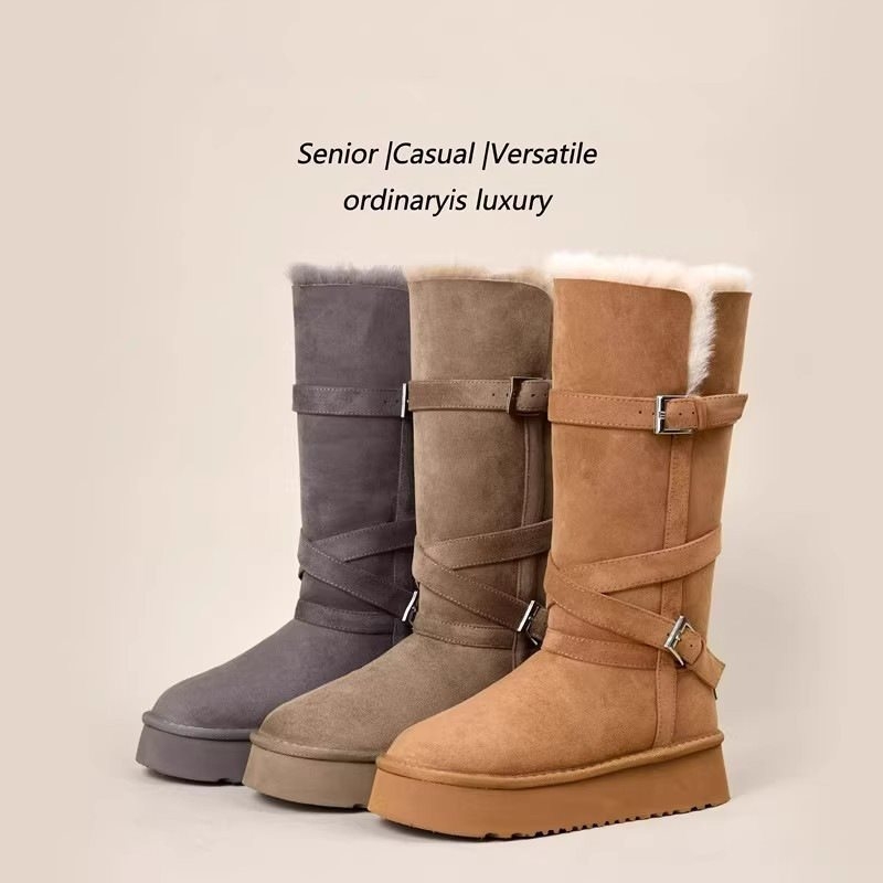 Sieviešu sniega zābaki, velūra augšdaļa, bieza zole, kokvilnas odere, augsts kāta augums, dziļš atvērums