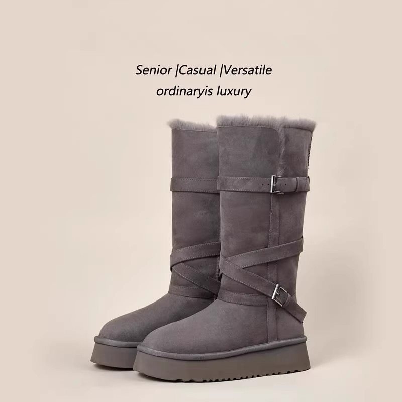 Sieviešu sniega zābaki, velūra augšdaļa, bieza zole, kokvilnas odere, augsts kāta augums, dziļš atvērums