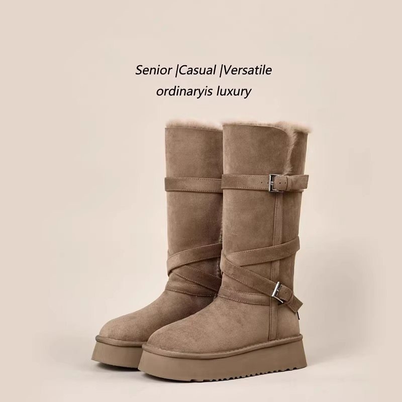 Sieviešu sniega zābaki, velūra augšdaļa, bieza zole, kokvilnas odere, augsts kāta augums, dziļš atvērums