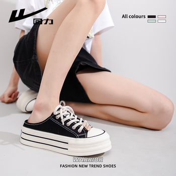 Drobės bateliai su stora padas, kvėpuojantys, raišteliai, žemas viršus, vasarinė avalynė