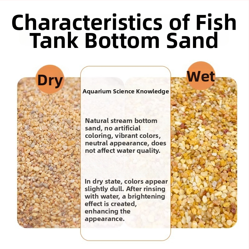 Akvarijski pijesak – bulk native sand, prirodni dekorativni pod za akvarij, težina 50, 100 vrećica po kutiji