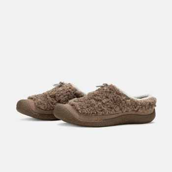 Siltas pūkainas slip-on čības sievietēm ar kokvilnas odas, gumijas zole, ikdienas stils