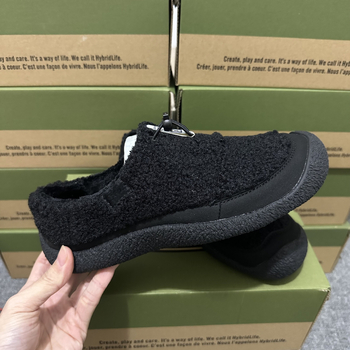 Siltas pūkainas slip-on čības sievietēm ar kokvilnas odas, gumijas zole, ikdienas stils