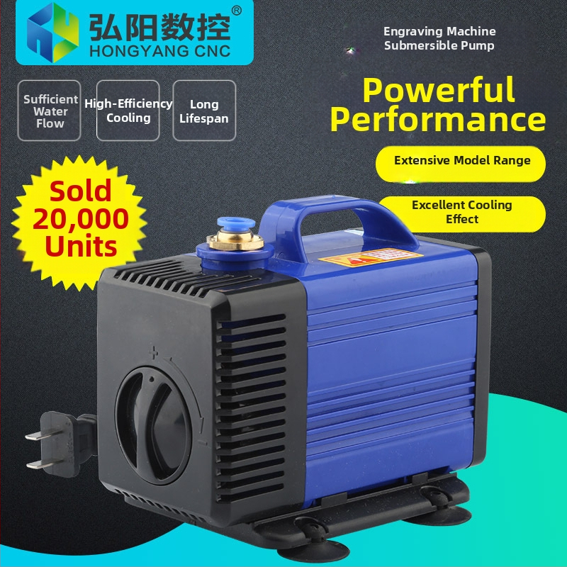 Nusileidžiantis vandens siurblys akvariumui - plastikas, žemas triukšmo lygis, vandens cirkuliacija