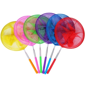 5-секционна разтегателна пластмасова рибарска мрежа за деца, аквариумно оборудване, произход Шандонг