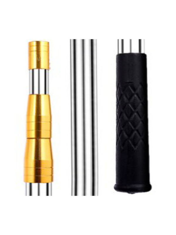 Телескопична дръжка за риболовна мрежа – подсилена конструкция, неръждаема стомана