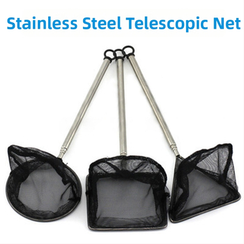 Teleskopinis žuvų gaudiklis akvariumui – nerūdijantis plienas, kilmė Guangdong, žvejybos įranga